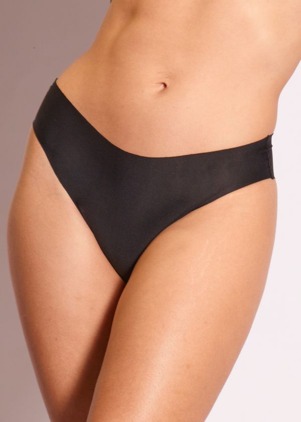 Calcinha Fio Em Microfibra Shape Com Corte A Fio Sweet Skin PRETO M