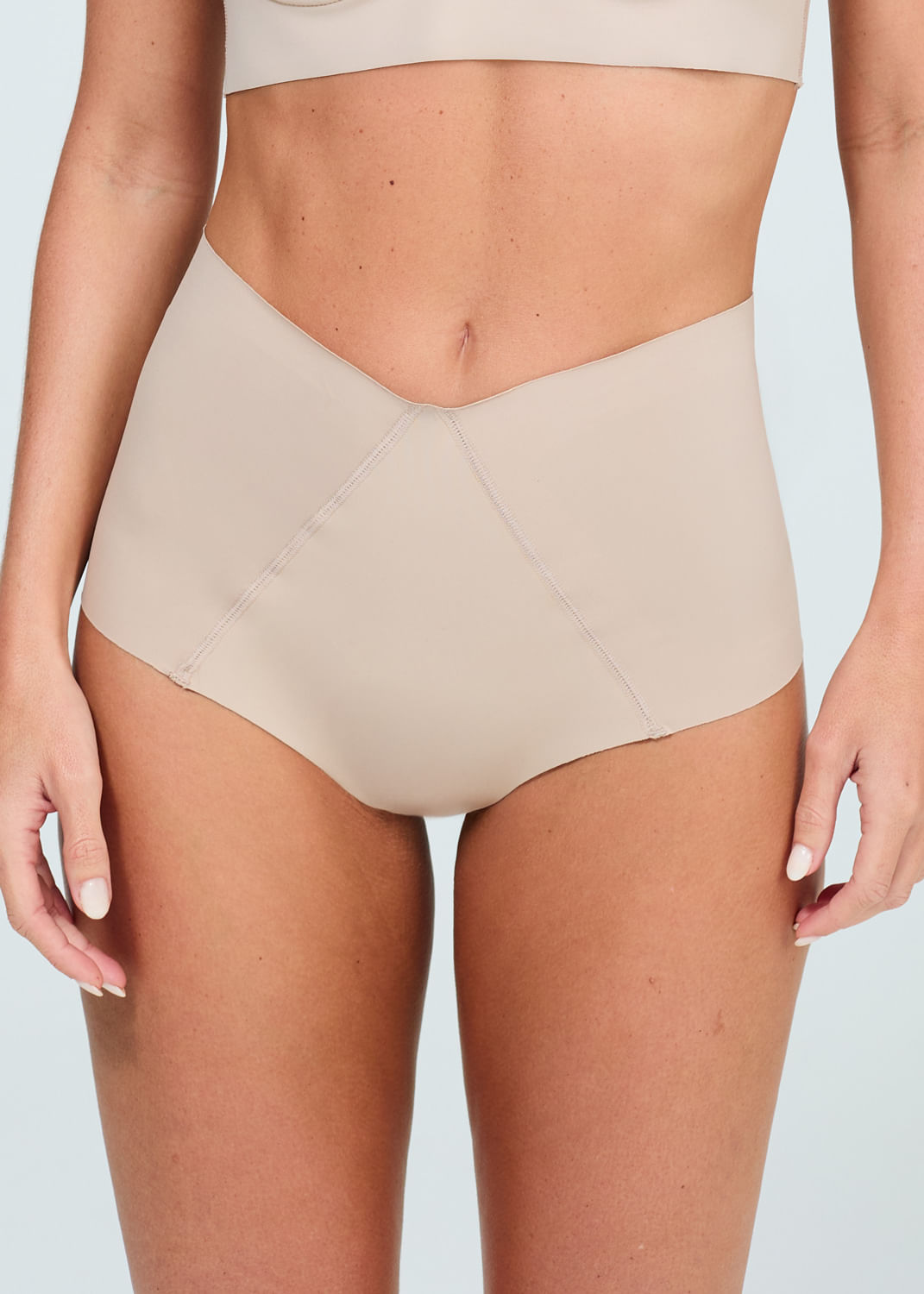Calcinha Cintura Alta Sculpt BEIGE FONCÉ