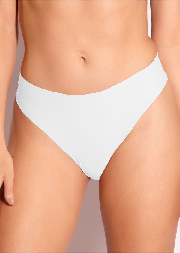 Calcinha Fio Em Microfibra Shape Com Corte A Fio Sweet Skin BRANCO P
